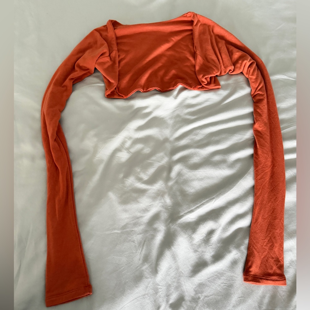 Laina Rauma Dance Class Jersey Bolo in Orange size Small